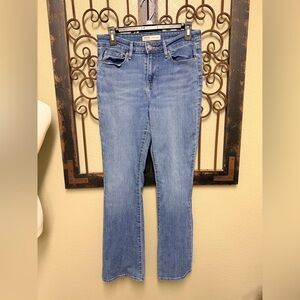 Signature by Levi Strauss Light Blue Mid Rise Boot Cut Leg Jeans